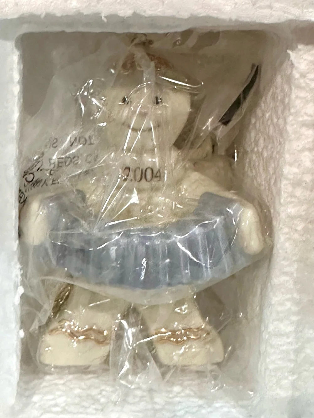 Vintage Lenox 2004 Annual Gingerbread Merry Musician Ornament, Fine China/24K